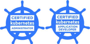Certified Kubernetes Administrator (CKA) + Certified Kubernetes Application Developer (CKAD) Exam Bundle badge