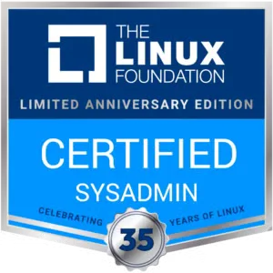 Linux Foundation Certified System Administrator (LFCS) badge