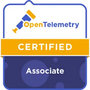OpenTelemetry Certified Associate (OTCA) badge